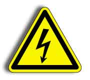 Warnschild Warnung vor elektrischer Spannung,ASR/ISO,Folie,SL 12,5mm,500/Rolle