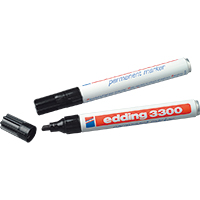 edding Marker 3300, wasserfest, schwarz, 10 Stifte/VE