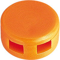 Kunststoffplomben für Plombenzange, orange, Ø10mm,1000/VE