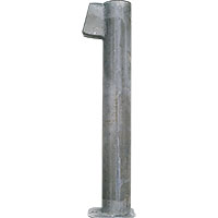 Bodenhülse für Rohrpfosten, Stahl, feuerverzinkt, Ø 60mm, Länge 500mm