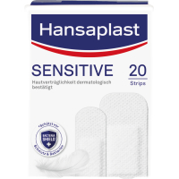 Hansaplast® Sensitive, hautfreundlich, atmungsaktiv, 5Pack/VE, 20Strips/Pack