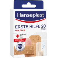 Hansaplast Erste Hilfe Pflastermix, 10 Pack/VE, 20 Strips/Pack