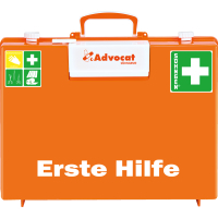 SÖHNGEN® Erste-Hilfe-Koffer Advocat, DIN 13169:2021,orange,inkl. Pflasterspender