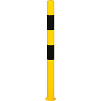 Schutzpfosten XL,herausnehmbar,gelb/schwarz,Stahl,pulverbeschichtet,Ø76mm,1000mm