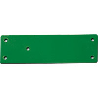 Montageplatte f&uuml;r Brandschutz- und Vollglast&uuml;ren, Stahl