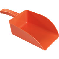 CEMO Handschaufel für Streugutbehälter, orange, Polypropylen, 230x170x90mm